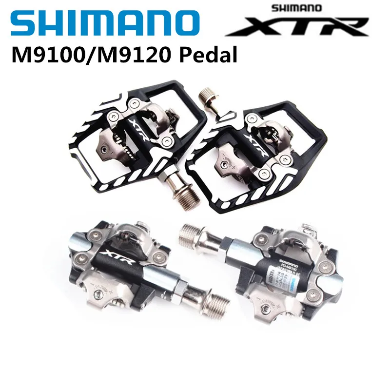 Voorlopige naam Scharnier Ouderling Shimano Xtr M9100 M9120 Mountainbike Spd Clipless Race Pedalen Set &  Schoenplaten Upgrade Voor M9000 M9020|Fiets pedaal| - AliExpress