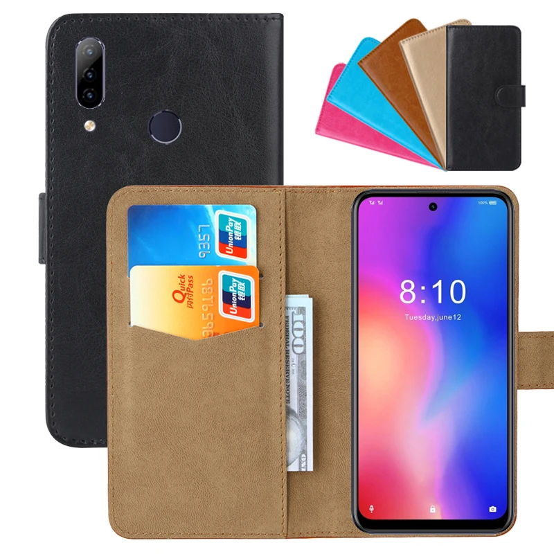 Роскошный чехол-портмоне для HOMTOM P30 Pro из искусственной кожи в стиле ретро чехол с откидной крышкой Магнитный модные чехлы с ремешком