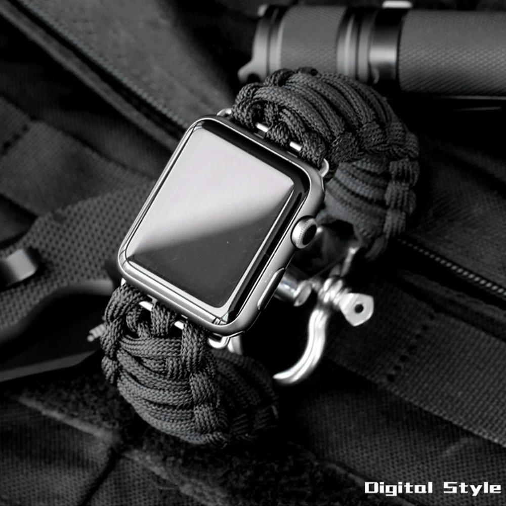 Ремешок для apple watch band 44 мм 40 браслет iwatch 42 38 спортивный с металлической застежкой