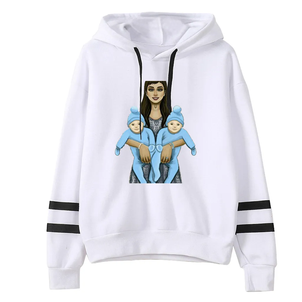 New Autumn Winter Women Letter Printing Stripe Round Collar Long Sleeves Sweater Tops pull tight shirts jumper