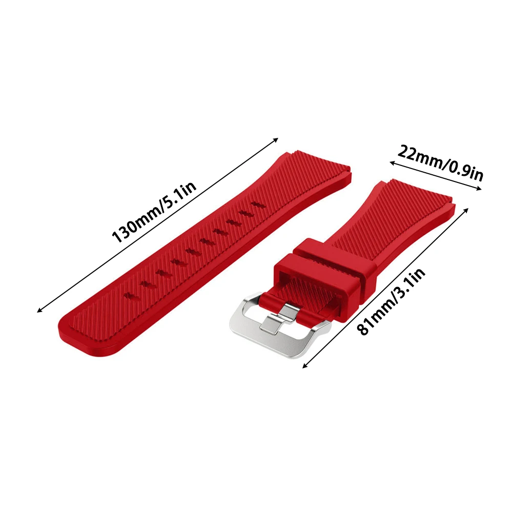 Силиконовый ремешок для Samsung Galaxy S3 Frontier/Classic watch S 3 спортивный