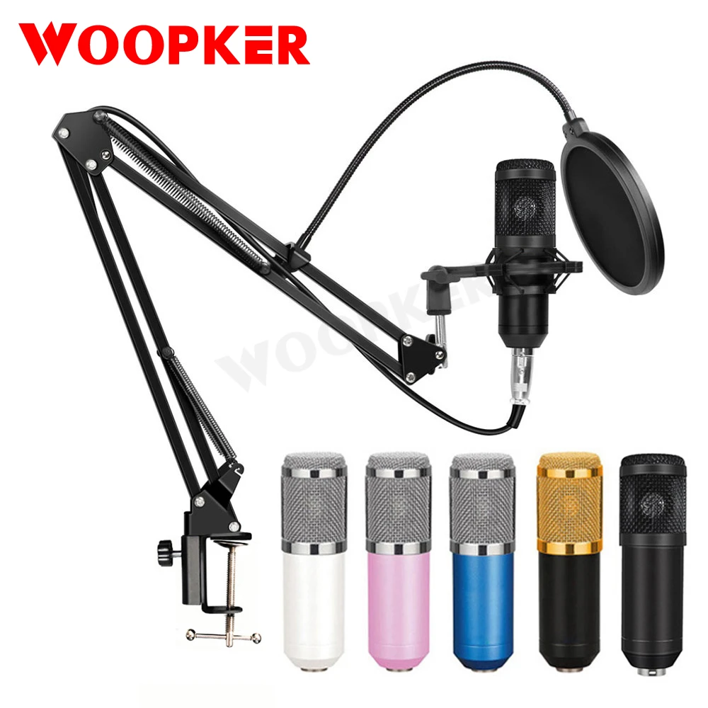 有線bm 800スタジオコンデンサーマイクキットbm800ラジオbraodcasting歌オーディオマイクホルダーで設定 マイクロフォン Aliexpress