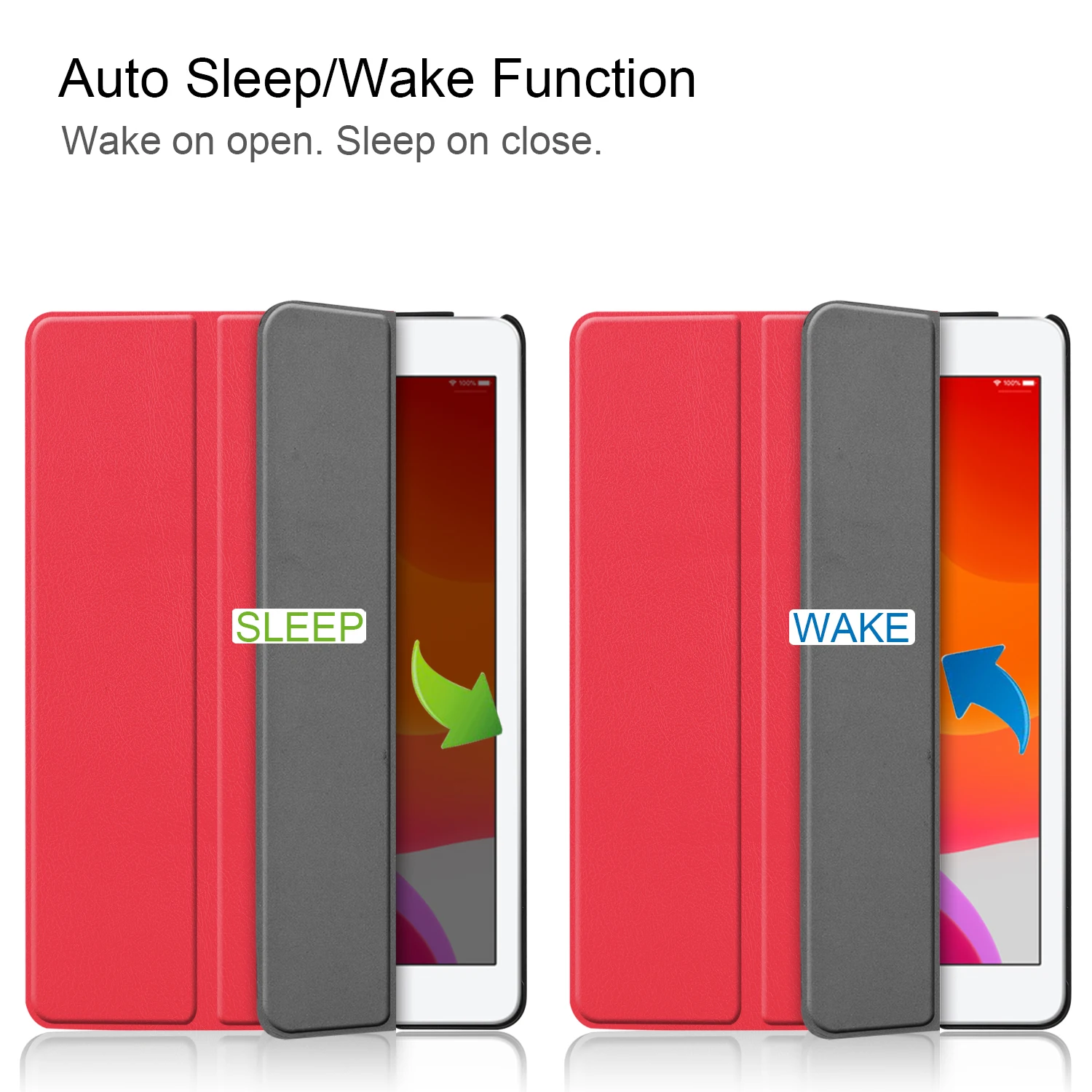 

Kindle Fire 7 2019 2017 PU Leather Slim Lightweight Folding Case Cover For Amazon Kindle Fire 7 2017 2019 Coque