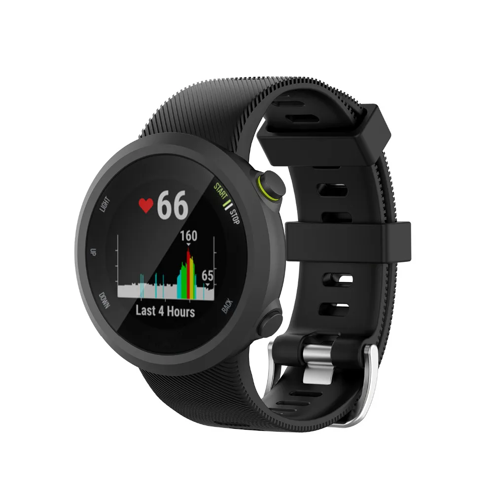 Силиконовый браслет для Garmin Forerunner 45 S, спортивный сменный ремешок для часов Garmin Forerunner 45, умный ремешок для часов