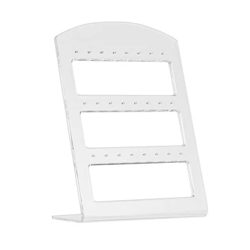 

24 Holes Earring Jewelry Show Plastic Display Rack Stand Organizer Holder Stand Jewelry Display Rack Etagere Drop Shipping