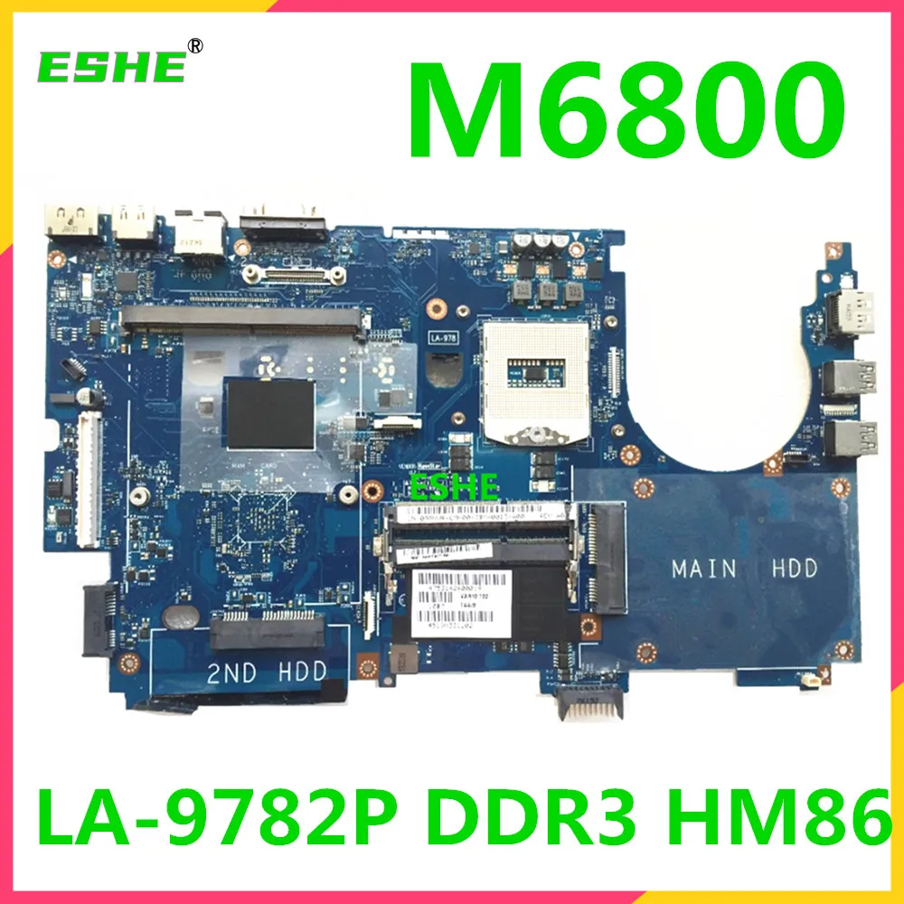 VAR10 LA-9782P для Dell M6800 Материнская плата ноутбука PGA947 CN-098VVR CN-0GDMGC 98VVR 098VVR DDR3 HM86