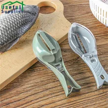 

Household Kitchen Tool with Cover Fish Scale Planer Kitchen Fish Scale Planer Manual Fish Scale Scraper Kitchen Utensils Knife