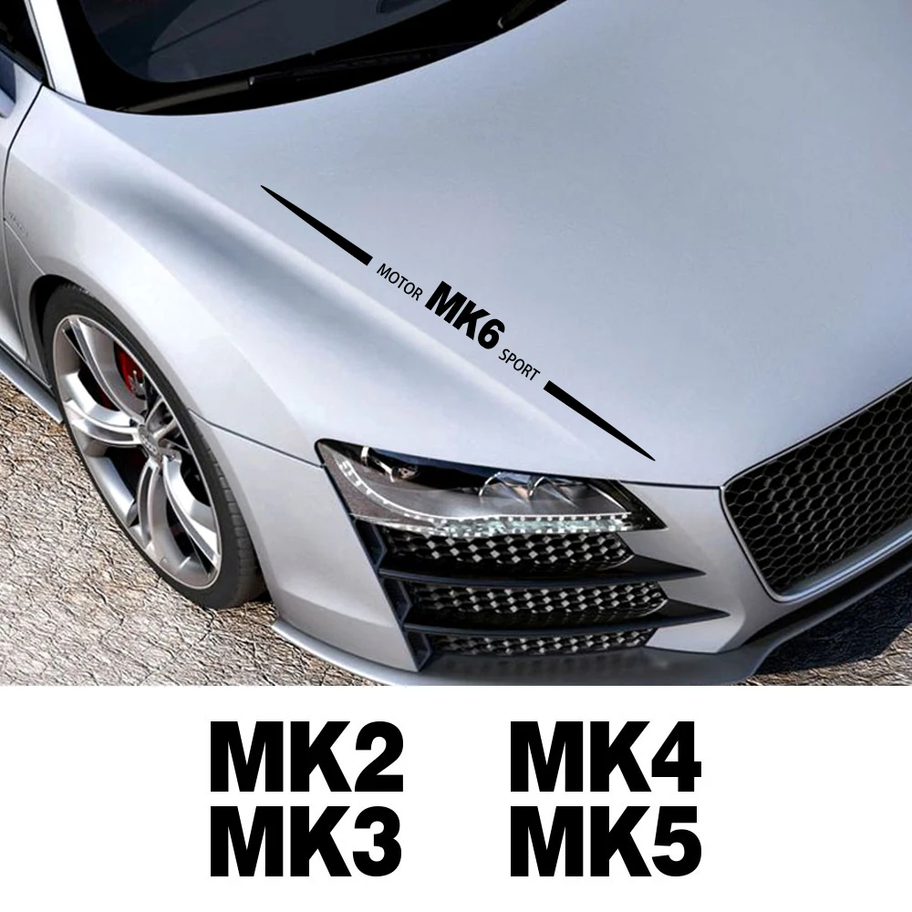 VW 폭스바겐 골프 MK4 MK5 MK2 MK6 7 6 4 5 MK3 MK7 MK8 자동차 전신 스티커, 스포츠 스타일링 레이싱 데칼 자동차 액세서리