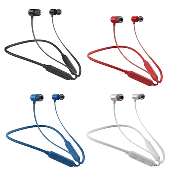 

W8 Bluetooth Headphones Stereo Wireless Headset, Bluetooth 4.2 Wireless Earbuds Sport in-Ear Earphones with Mic 5-8 Hrs Playback