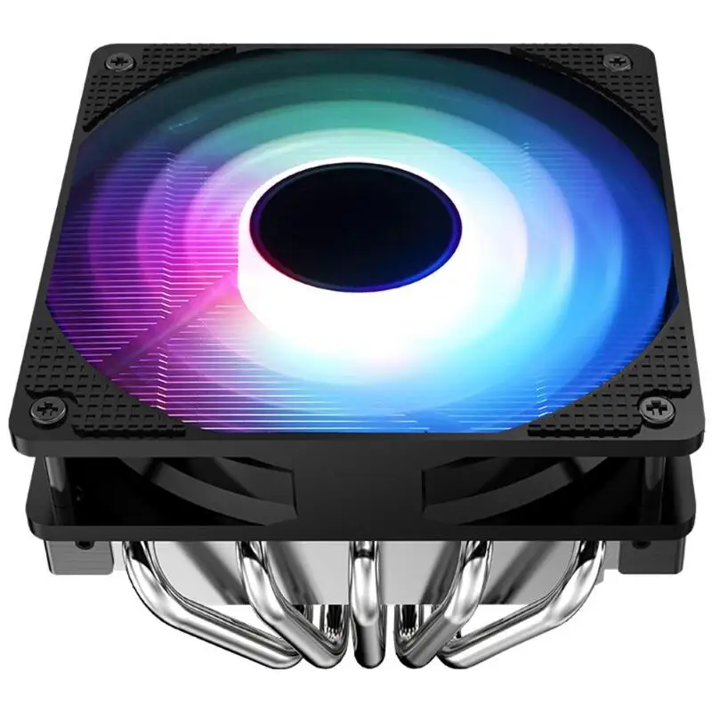 

Jonsbo CR-701 12cm Colorful Lighting CPU Cooling Fan PWM 4Pin 5 Heatpipes Quiet Computer Cooler Heatsink for Intel/AMD