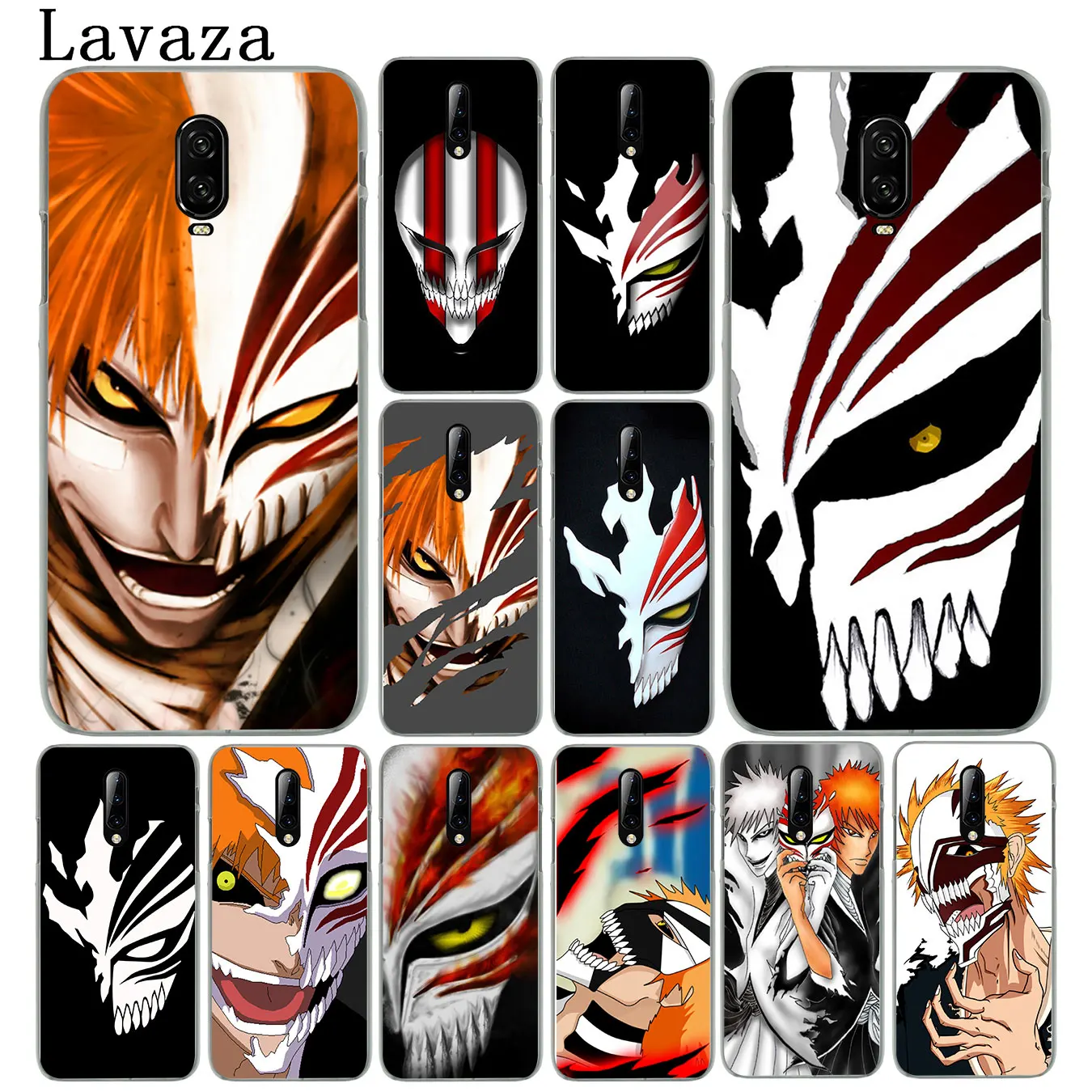 Bleach ichigo полый чехол маска из жесткого пластика для телефона Oneplus 7 7T Pro 6 6T 5 5T 7Pro One