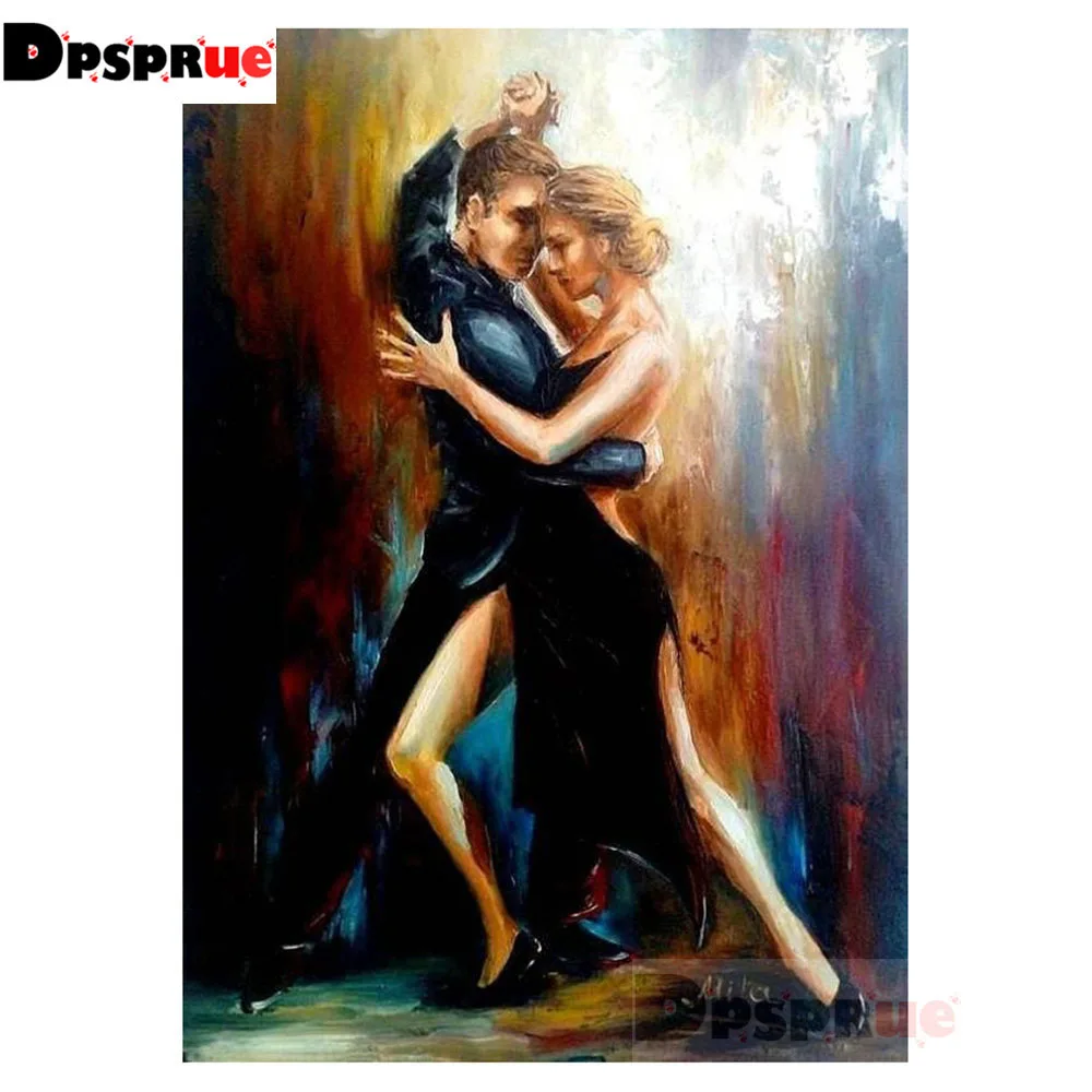 Dpsprue Diy 5d diamond painting Cross stitch Dance Diamond mosaic home decoration embroidery pattern handmade Friend gift DK09 | Дом и сад