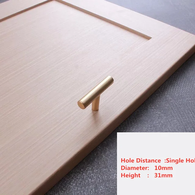 Handles Drawer Cabinet Furniture Kitchen Handles for Cabinet Knob Door Drawer Furniture Kitchen Pearl Golden Simplicity Hardware 8835-dan