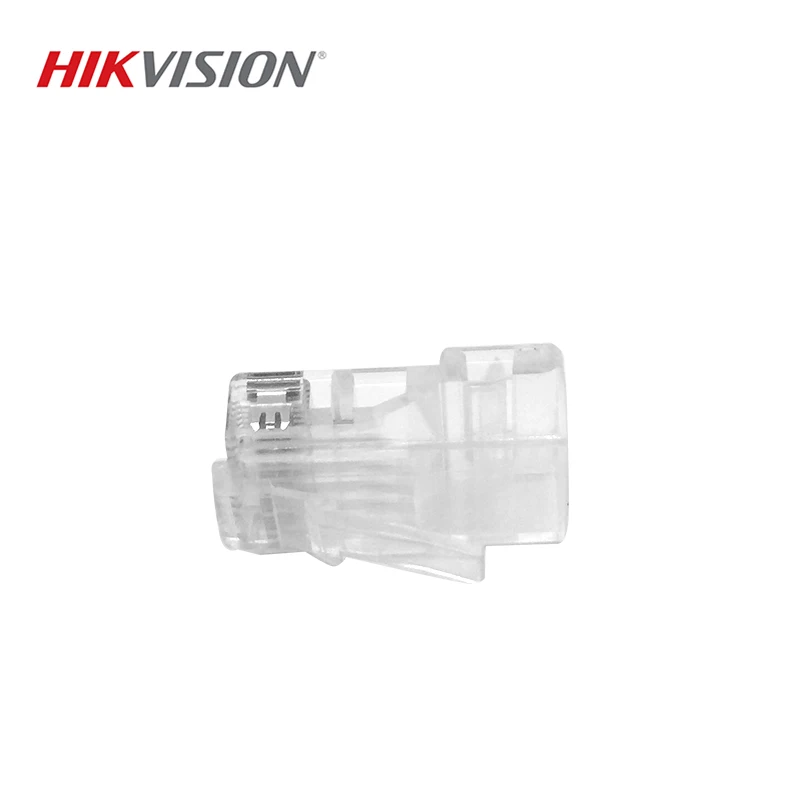 HIKVISION UTP CAT6 RJ45 разъем DS-1M02 с украшением в виде кристаллов 100 шт./кор. для ip-камер, подключаемых через сеть RJ45