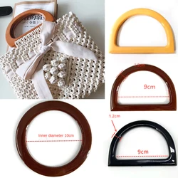 DIY Bag Handle Plastic Coin Purse Round Bag Handle Replacement  Women Handbag Purse Money Bag Frame Bag Parts Bag Accessories