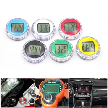 

Mini Precision Motorcycle Clock Waterproof Compact Motorcycle Mount Adhesive Watch Moto Digital Clock With Stopwatch
