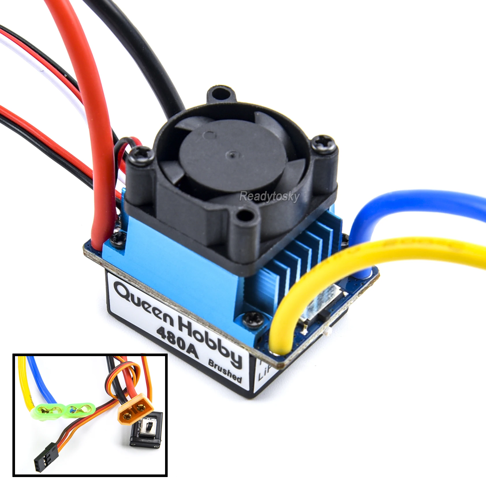 NEW480ABrushedESCElectronicSpeedControllerBECOutput5V3Afor