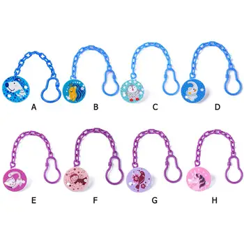 

Kids Baby Pacifier Chain Cartoon Animal Feeding Safe Soother Teether Clips