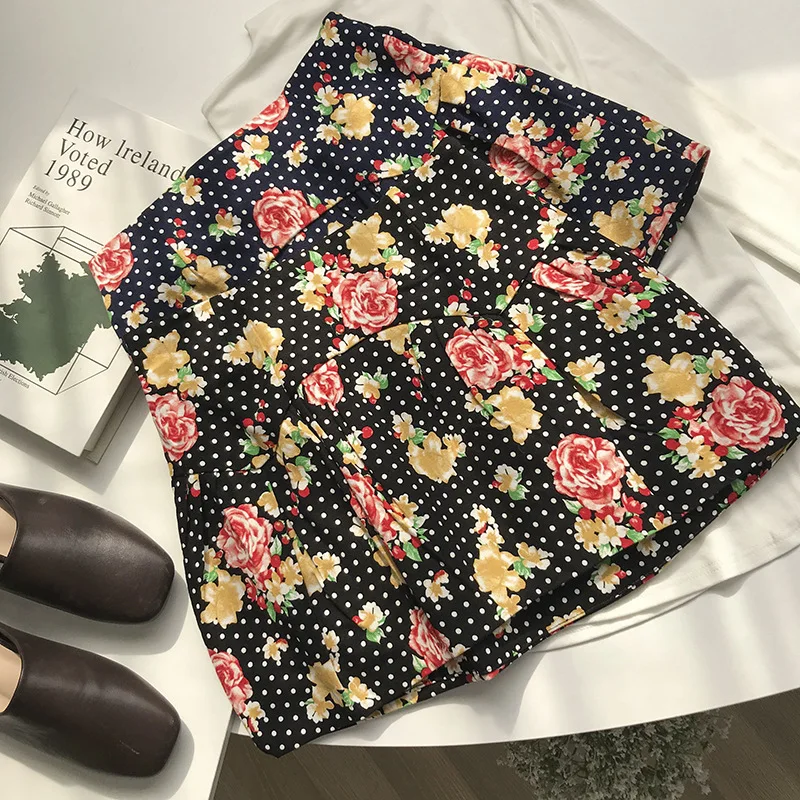 

Stock WOMEN'S Dress Overstock 2019 Korean Trend Simple Short Skirt Versatile Elegant Printed Skirt 12.5