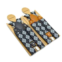 Подтяжки для взрослых и мужчин, 3 зажима, жаккардовые подвешивающие штаны, Мужская эластичная рубашка с бретельками, подтяжки, 3,5 см, плечевой ремень, подтяжки для рубашки