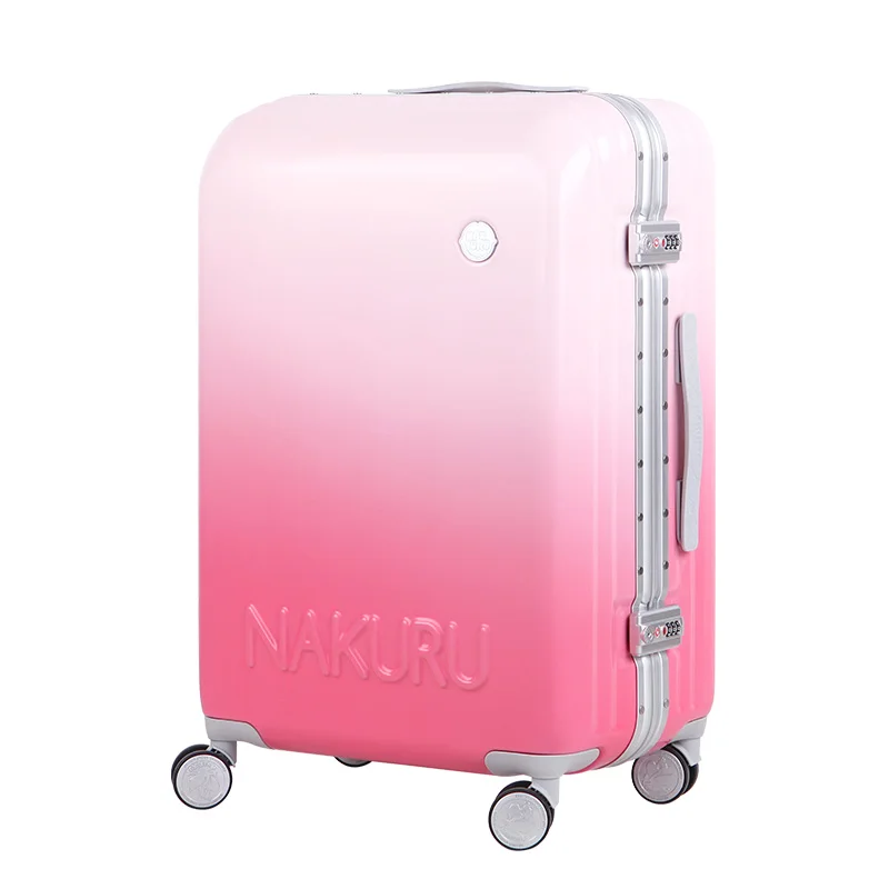 Pink 20/2426/29 дюймов модные Спиннер чемодан - Цвет: Pink