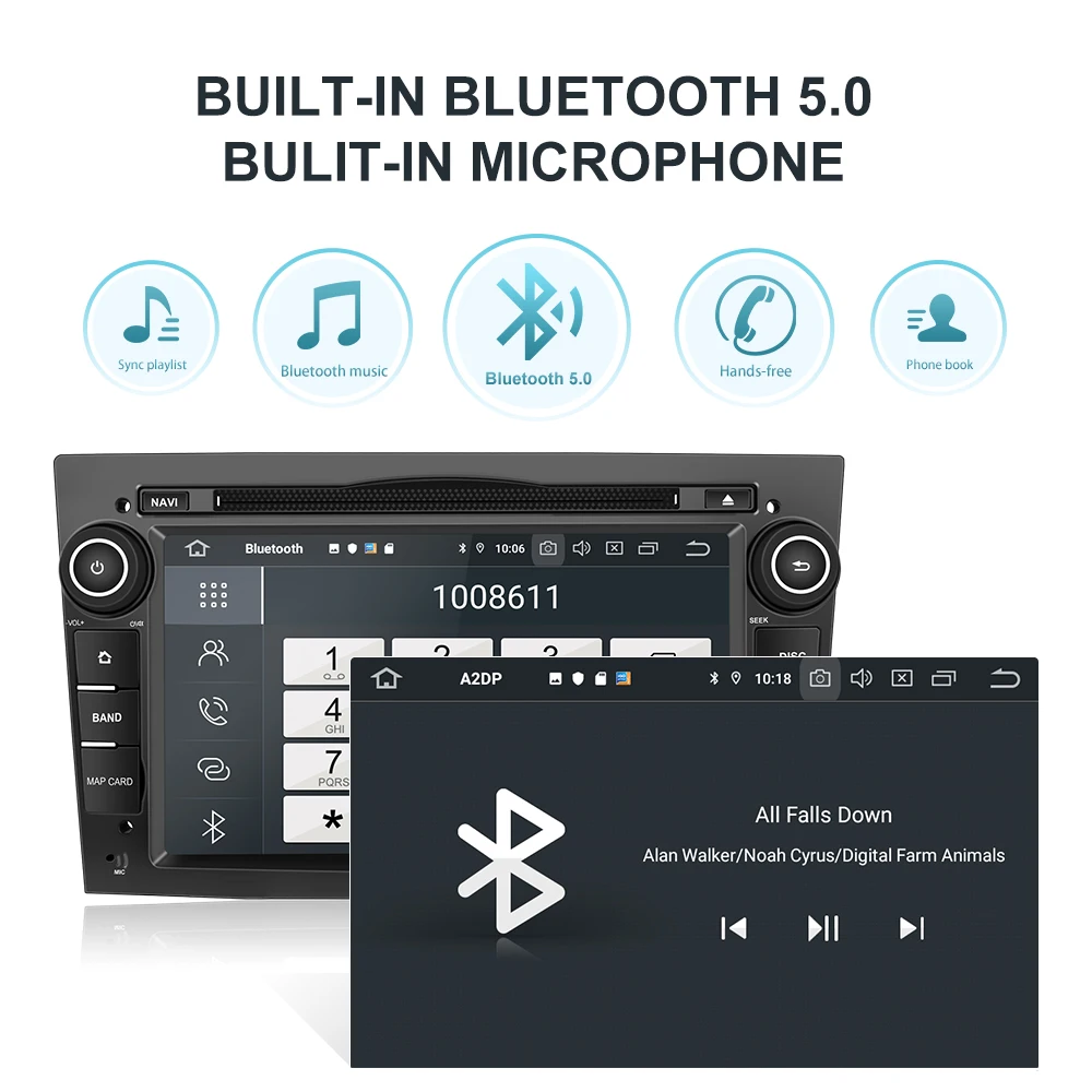 Isudar PX6 2 Din Android 10 автомобильный мультимедийный плеер GPS DVD для