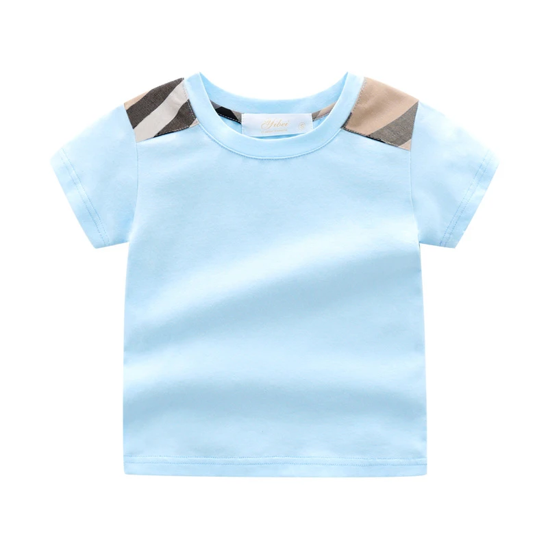 Kids T-Shirt Girls Boys New-Fashion Summer Brand-Style Striped Short-Sleeved Cotton Top