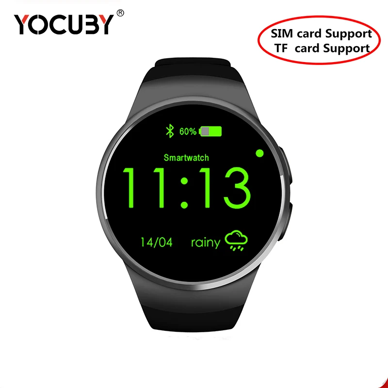 Bluetooth Sports Smart Watch HD Full Screen Support 2G SIM TF Card Smartwatch Heart Rate Watch for IPhone Samsung Huawei KW18 Bluetooth Sports Smart Watch HD Full Screen Support 2G SIM TF Card Smartwatch Heart Rate Watch for IPhone Samsung Huawei KW18