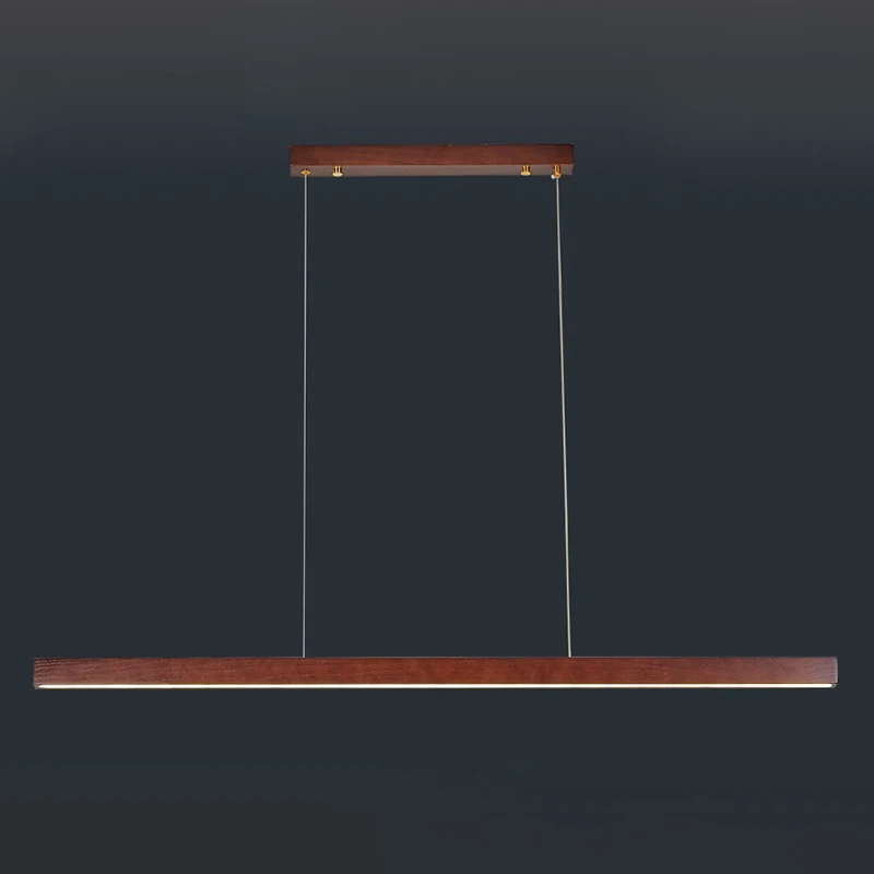 LED Wood Pendant Lights for Home Decoration Modern Living Room Art Pendant Lamps Kitchen Dining Room Hanging Indoor Lighting