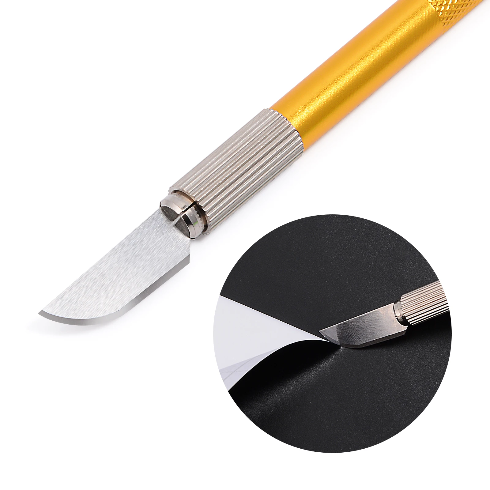 EHDIS пленка из углеродного волокна нож оберточная бумага наклейки лезвия из нержавеющей стали длинный резак бытовой DIY Стайлинг ручной инструмент