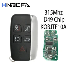

5 ButtonS 315Mhz Car remote Key For Land Rover Discovery 4 Freelander Range Rover Sport Evoque 2012-15 KOBJTF10A With ID49 Chip
