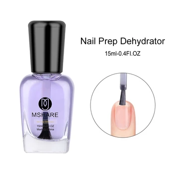 

MSHARE Nail Dehydrator Primer for Acrylic Nails Gel Acid Free Fit Bonder Bond 15ml