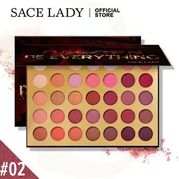 

35Color Color Eyeshadow Palette Matte Shiny Glitter Pigment Eye Shadow Pallete Waterproof Long-lasting Eye Makeup Cosmetic TSLM1