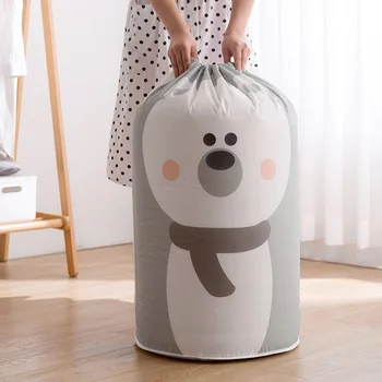 

Big Capacity Duvet Storage Dust Bag Moving Luggage Clothing Waterproof/Moisture proof Clothes Quilt Storage Bags Home Decoration