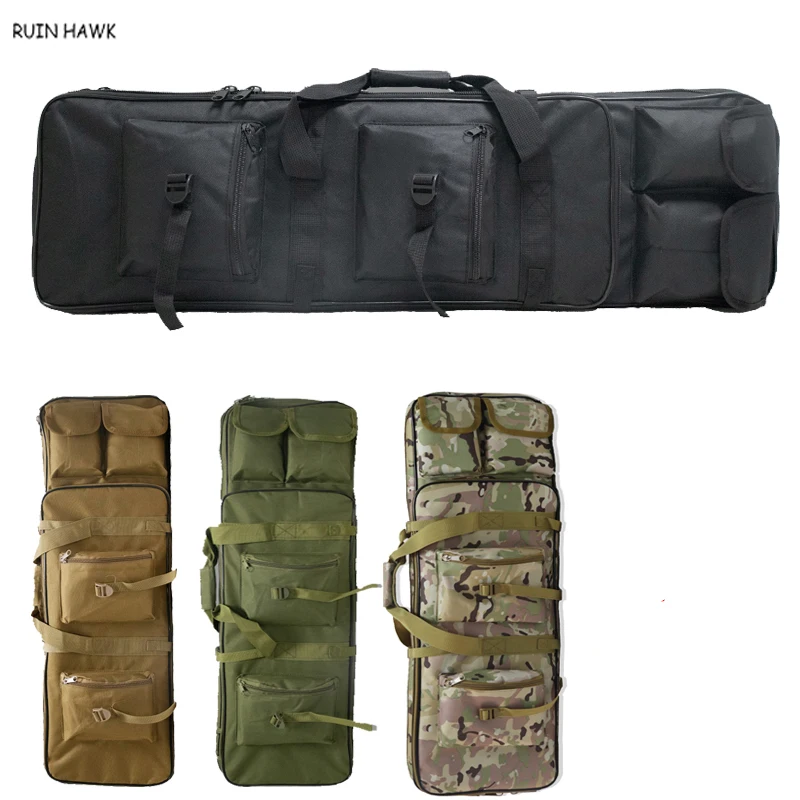 81cm / 94cm 115cm Military Rifle Backpack Tactical Case Oxford Hunting Bag Airsoft Air Gun Holster Shoulder | Спорт и развлечения