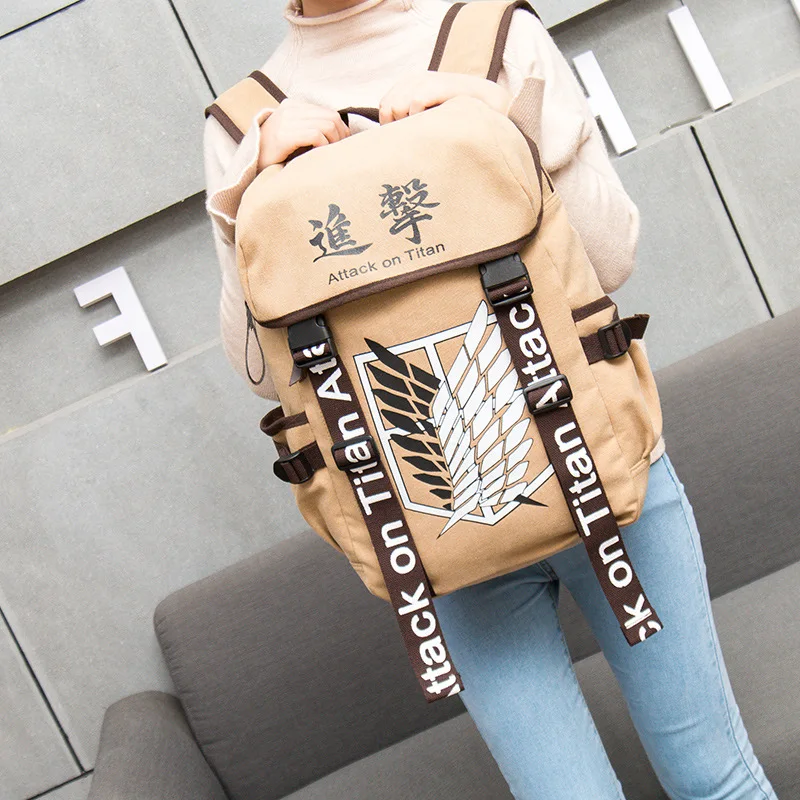 attack on titan school bag