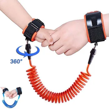 

Anti Lost Wrist Ring Child Outdoor Safety Hook and Loop Wristband Leash Child Safety Harness for Kids Toddlers Rope String Cord
