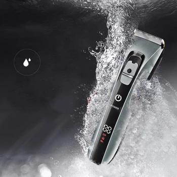 

Electric Hair Trimmer IPX7 Waterproof Wireless Shaver Beard Hair Trimmer Tool Rechargeable Cordless Hair Clippers Shaver