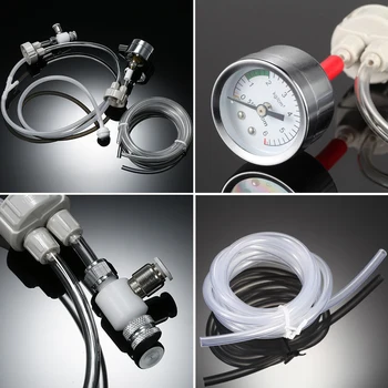

Hot Aquarium DIY CO2 Generator System Kit with Pressure Air Flow Adjustment Water Plant Fish Tank Aquarium Accessory