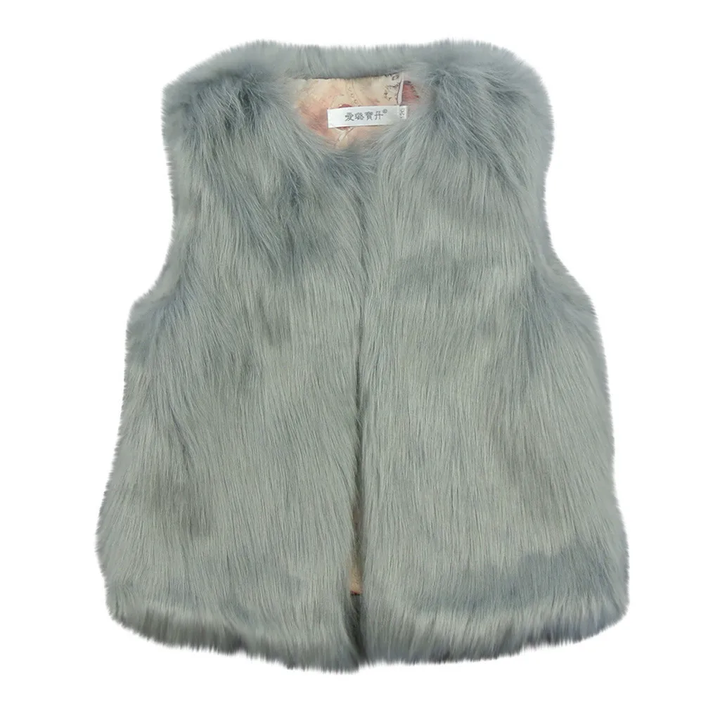 C Детский жилет для девочек; kamizelka dziecko gilet fille bezrekawnik dziecko gilet; Однотонный жилет для детей Z4 - Цвет: C