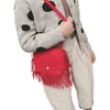 Tassel Mini Messenger Bag Kids Girls Handbags Coin Purse Children Shoulder Bags 4