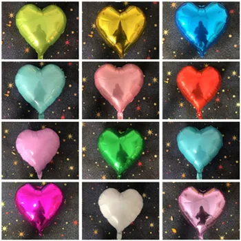 

50Pc Red Pink Balloons 18Inch Love Heart Latex Balloons Wedding Helium Balloon Valentines Day Birthday Party Inflatable Balloons