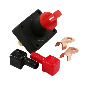 

Battery Switch Car Van Truck RV Boat Battery Power Disconnect Rotary Isolator Kill on OFF Switch 300A