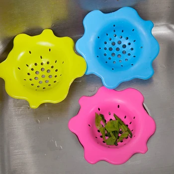 

1pc Funnel PVC Material for Kitchen Restroom Use Anti-block Multicolor Color Send Randomly