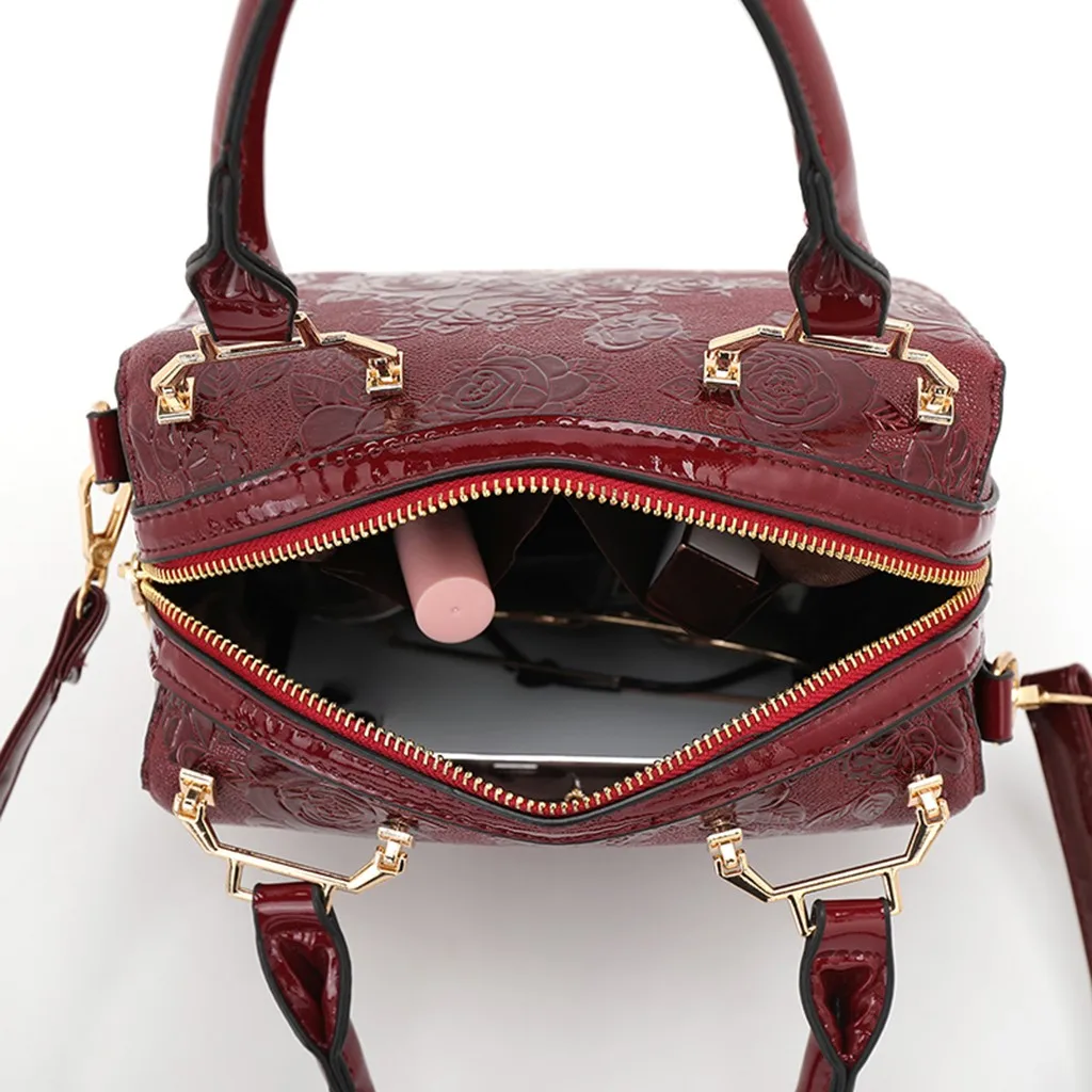 Новинка, женские сумки для девушек, модные сумки с цветочным принтом, сумки из высококачественной кожи на одно плечо, повседневные сумки#1205