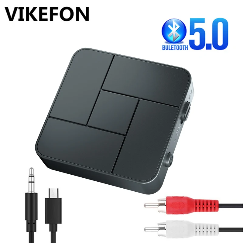 Bluetooth 5 0 приемник передатчик 3 мм AUX Jack RCA USB ключ беспроводной аудио адаптер Handsfree