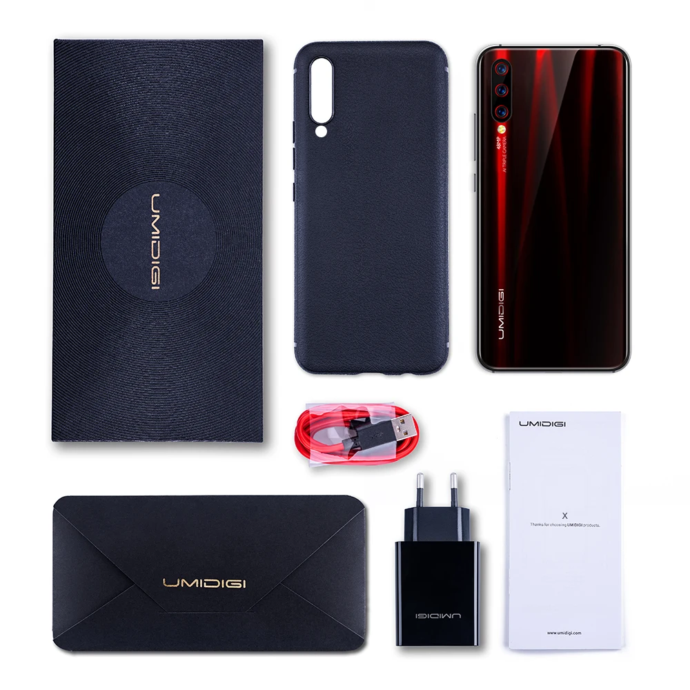 Разблокированный смартфон UMIDIGI X AMOLED экран 6 35 дюйма сканер отпечатка пальца