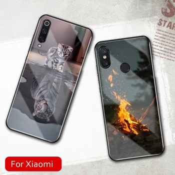 

FinderCase for Xiaomi Mi 8 Se Case Mi 9 Glass Hard Back Rainbow Sunset Cover for Xiaomi Mi 8 9 SE Mix 2 2s Max 3