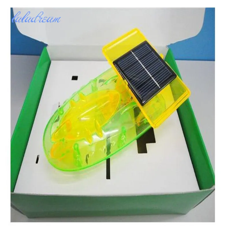 solar toy space ship model Powered Toy DIY Car Kit Children Educational