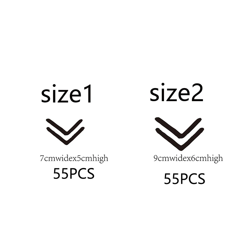 55 Pcs Geometric Scandinavian Arrow Wall Sticker Baby Nursery Kids Room Triangle Arrow Pattern Wall Decal Bedroom Vinyl Decor (1)